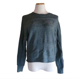 Hippie Rose Sea Foam Green Cable Knitted Sweater Womens Small